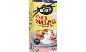 Dröm dig bort med klassisk vaniljsås, perfekt till pajen. Detta vaniljsås recept är gjort på grädde och äkta vanilj.