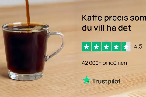 Kaffe precis som du vill ha det. En perfekt balanserad kopp kaffe, där mängden kaffe per liter vatten är avgörande. 4.5 stjärnor från 42 000+ omdömen.