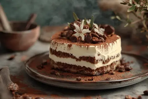 En vacker tiramisu, perfekt för ett speciellt tillfälle. Detta tiramisu recept är en dröm för alla kaffeälskare.