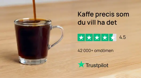 Kaffe precis som du vill ha det. En perfekt balanserad kopp kaffe, där mängden kaffe per liter vatten är avgörande. 4.5 stjärnor från 42 000+ omdömen.