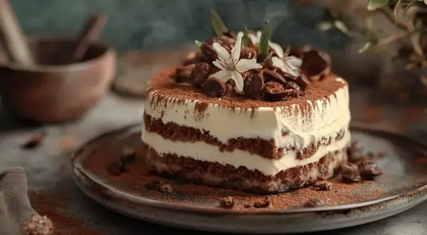 En vacker tiramisu, perfekt för ett speciellt tillfälle. Detta tiramisu recept är en dröm för alla kaffeälskare.
