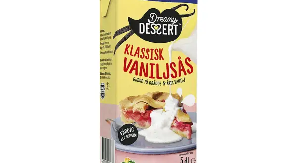Dröm dig bort med klassisk vaniljsås, perfekt till pajen. Detta vaniljsås recept är gjort på grädde och äkta vanilj.