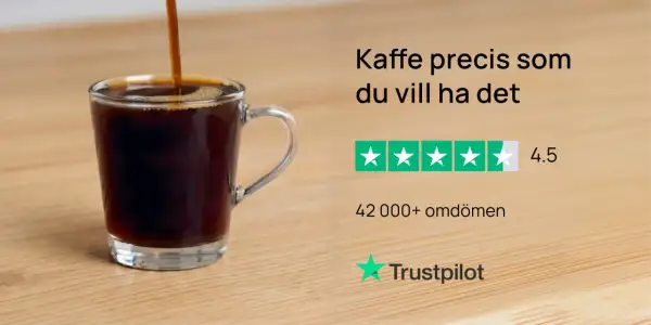 Kaffe precis som du vill ha det. En perfekt balanserad kopp kaffe, där mängden kaffe per liter vatten är avgörande. 4.5 stjärnor från 42 000+ omdömen.